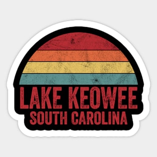 Vintage Lake Keowee South Carolina Sticker